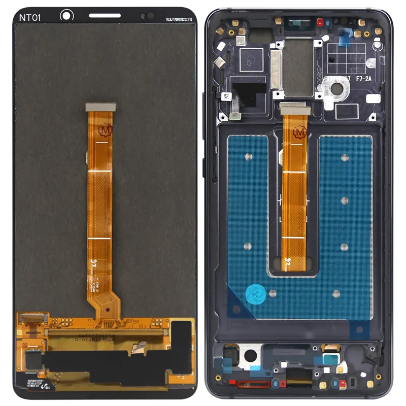 100% 테스트 by Professional QC 팀 대 한 huawei Mate 10 Pro lcd display 와 디지타이저 및 터치 assembly