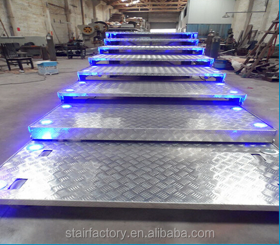 Алюминиевые лестницы со светящимися вставками алюминиевая стремянка со светящимися вставками из алюминиевого сплава Телескопический laddersTS-284