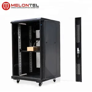 MT-6001 feito na china 18u 19 polegadas piso de rede gabinete para o centro de dados