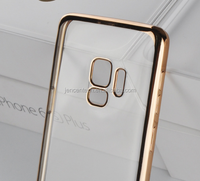 2018 métallique de vente chaude Galvanoplastie plaqué tpu pour samsung galaxy s7 bord s8 s9 plus étui
