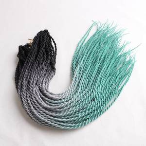 Extensiones <span class=keywords><strong>de</strong></span> Cabello Sintético Ombre Senegalese Twist, Color Gris Lujoso para Mujer, Trenzas <span class=keywords><strong>de</strong></span> Ganchillo, 24 Raíces/paquete, Rosa, Entrega en 24 Horas, 5mm - Product Image 3