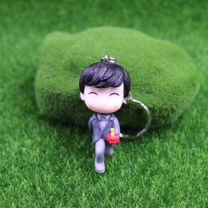 พวงกุญแจการ์ตูนของขวัญวันครบรอบแต่งงานสำหรับคู่รักที่เพิ่งแต่งงาน - Product Image 2