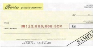 Grabador de verificación electrónica con cinco símbolos de moneda, impresora de verificación con pantalla LCD - Product Image 4
