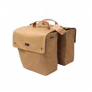 Bolsa de <span class=keywords><strong>Bicicleta</strong></span> Plegable HIBO, Alforja de Viaje con Diseño Innovador, Impermeable, Fácil de Conectar al Asiento Trasero de la <span class=keywords><strong>Bicicleta</strong></span>, 1.2 kg, 33x30x12.5 cm - Product Image 1