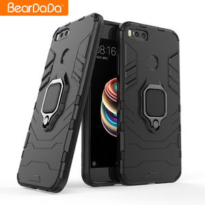 TPU PC soporte de anillo imán de succión teléfono móvil volver caso cubrir para xiaomi <span class=keywords><strong>mi</strong></span> 5x a1 - Product Image 3