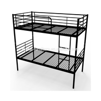 Lit superposé en fil métallique démontable de qualité supérieure, design moderne en fer, pour hôtel, école, chambre, dortoir, à vendre