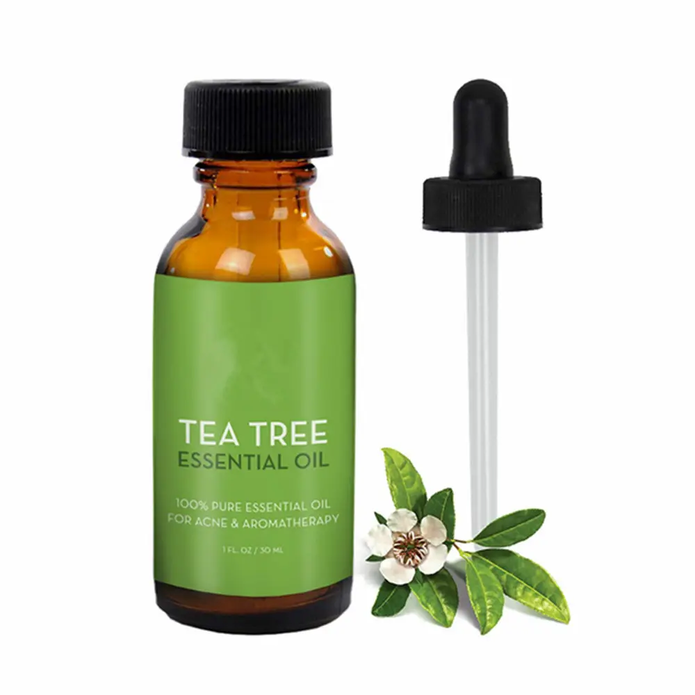 Traitement naturel en silicone pour l'acné, pour diffuseur des cheveux et des huiles essentielles d'arbre à thé
