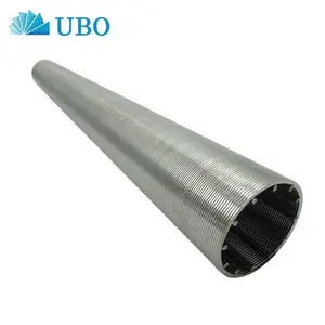 stainless steel wire mesh rotating drum filter cylinder slot tube for water treatment