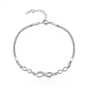 Braccialetti di gioielli di moda intelligenti senza precedenti con geometria in argento 925 da donna