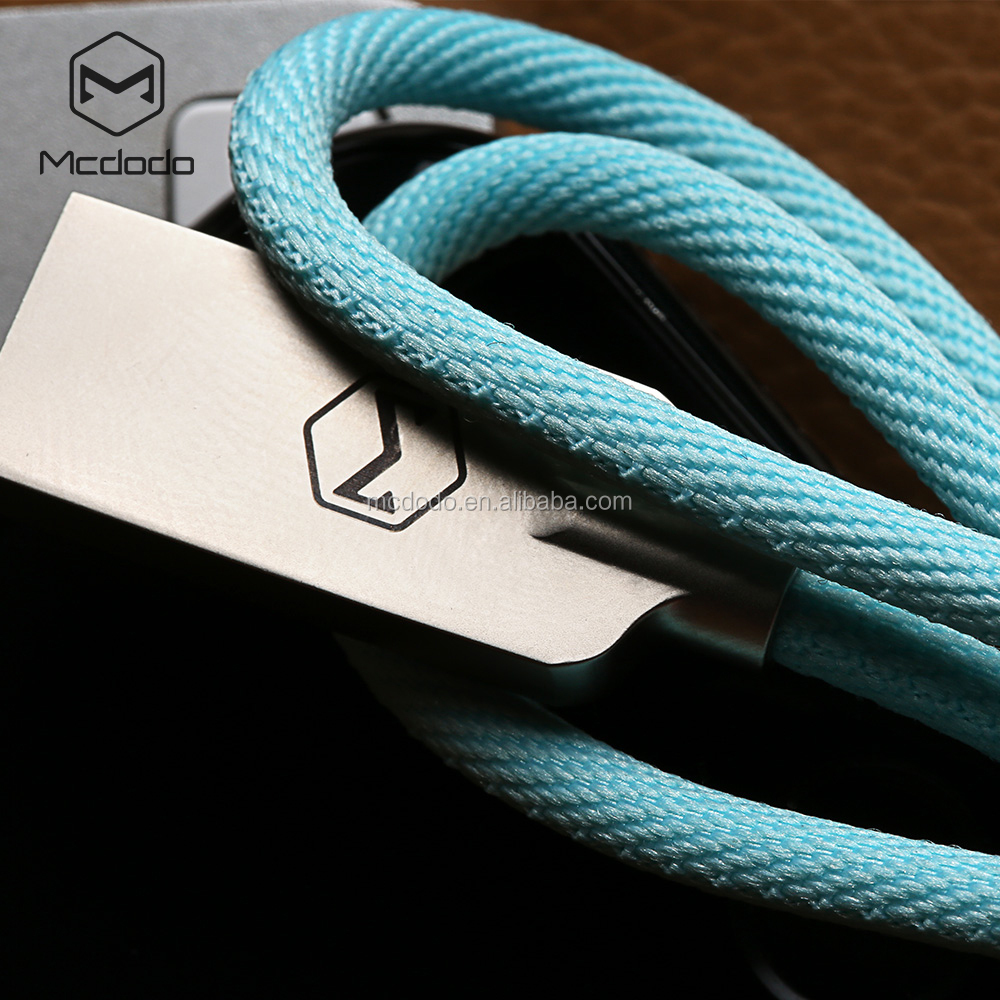 1,2 M 4FT 2.4A de alta corriente de carga rápida de Nylon tejido trenzado USB 8 pin Cable de carga para nuevo iPhone