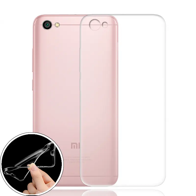 Soft TPU Silicon Transparent Clear Case For Xiaomi Redmi Y1 Lite /Redmi Note 5A
