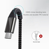 9M 5V/3A 5 GB/S USB A a 90 grados USB C cable de carga 8M 10M trenzado 3,0 cable cargador de transferencia para Link VR Game Camera
