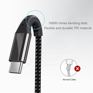 9M 5V/3A 5 GB/S USB A 90 gradi usb c cavo charing 8M 10M intrecciato 3.0 cavo di trasferimento caricabatterie per macchina fotografica di gioco link VR - Product Image 4