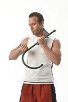 Canne de Massage magnétique pour le dos, thérapie détachable, crochet pour le cou