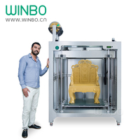 Winbo Printer 3D Besar, Printer 3D Besar Kecepatan Tinggi, Ukuran Pembuatan 915*610*1220Mm, Printer 3D Industri Paling Praktis