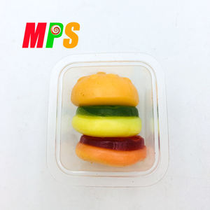 Bonbons gélifiés en forme de <span class=keywords><strong>mini</strong></span> <span class=keywords><strong>hamburger</strong></span> aux saveurs de fruits, bonbons en vrac - Product Image 3