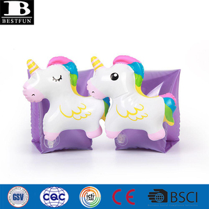 <strong>Unicorn</strong> <strong>Inflatable</strong> Arm Bands for Kids Floatation Sleeves Tube 3D Animal Water <strong>Wings</strong> Swimming Armbands <strong>Floats</strong> - Product Image 2