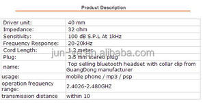 Casque d'écoute filaire sur l'<span class=keywords><strong>oreille</strong></span> Pas cher Prise 3.5mm Écouteur filaire avec câble Casque d'écoute Contrôle de ligne de basse lourde pour téléphone portable - Product Image 5