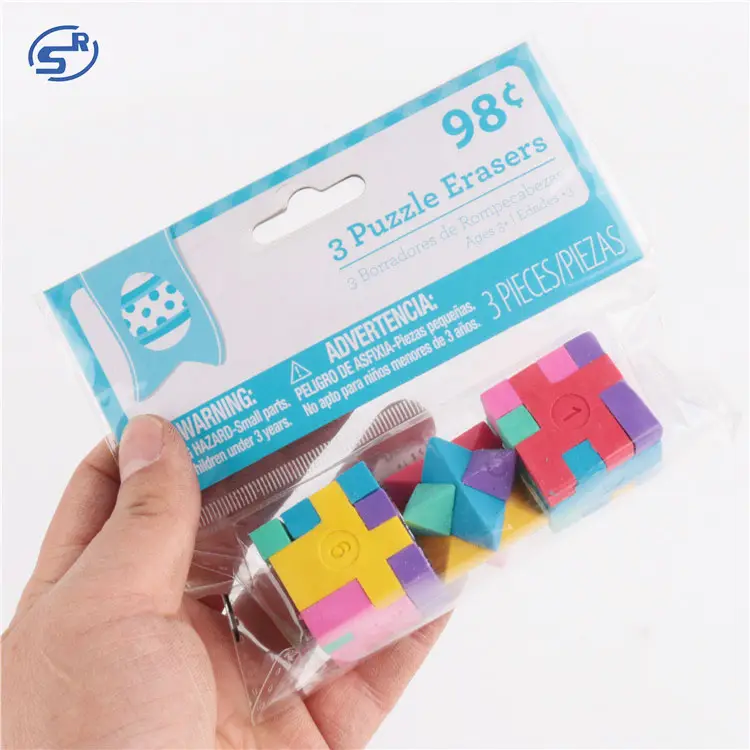 Sunrise Fabrikanten Groothandel Kinderen Gift Speelgoed Mini 3D Creatieve DIY Puzzel Gum