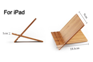 ที่วางมือถือไม้จริง ที่วางแท็บเล็ตไม้เชอร์รี่แท้ สำหรับ <span class=keywords><strong>iPad</strong></span> - Product Image 6