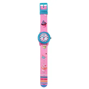 3ATM Waterproof Pink Cartoon Girl Princess Wrist Watches