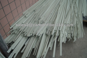 Barra de frp, varilla de fibra de vidrio, de fibra de vidrio pultrusionados rod para barco de vela de la aplicación - Product Image 1