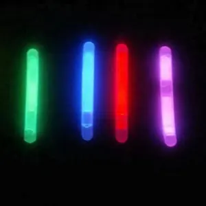 Mini bâtons lumineux néon pour flotteur de pêche, liquide chimique