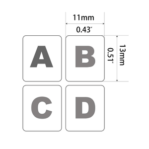 Phát Sáng Phản Quang Huỳnh Quang Tiếng Anh US Bàn Phím Chữ Sticker - Product Image 6