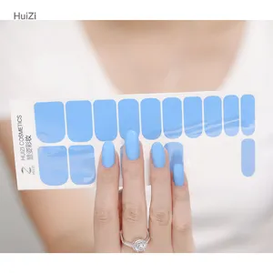 Huizi Brand Nail Stickers Nail Strips 2024 Colorful Nail Sticker