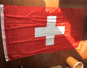 Prêt à Expédier 100% Polyester 3x5ft Stock Rouge Blanc Croix <span class=keywords><strong>Suisse</strong></span> Drapeau - Product Image 4