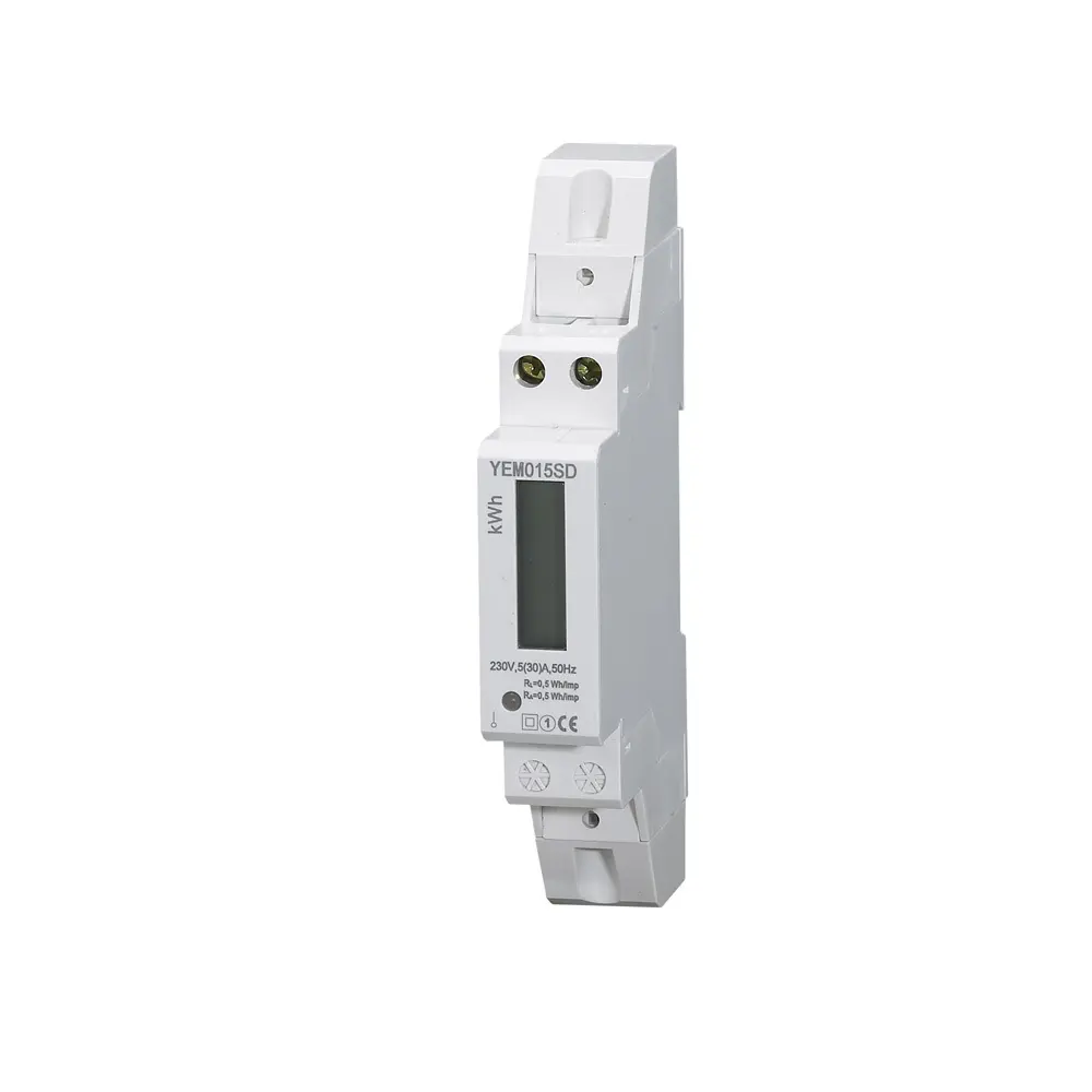 Factory Quality 1 1080p Single Phase Din Rail Electric Power Smart Analog Digital Energy Meter/Kwh Energy Meter/Kilo Watt Hour Meter