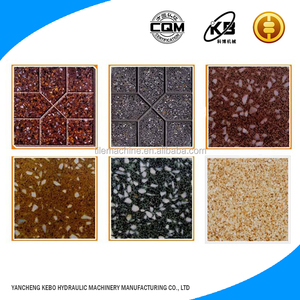 Máquina de fabricación de baldosas de terrazo de diseño vitrificado esmaltado único de línea de grano de gran oferta hidráulica - Product Image 4