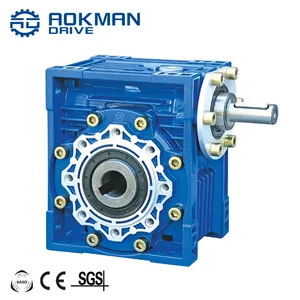 Aokman RV030 Small Single State Worm Gear Speed Reducer For Textile Industry