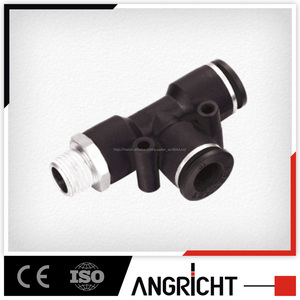 A140 pd pneumatique 6mm mâle fil t en forme one touch rapide montage, <span class=keywords><strong>air</strong></span> poussée ajustement bsp montage - Product Image 1
