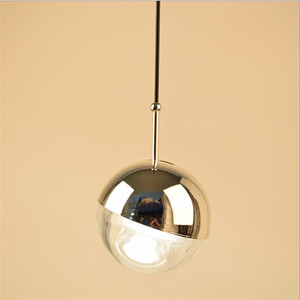 Arte Decorativo moderno forma de <span class=keywords><strong>la</strong></span> bola <span class=keywords><strong>rosa</strong></span>/oro/negro Metal cubierta colgante de luz para el restaurante - Product Image 5