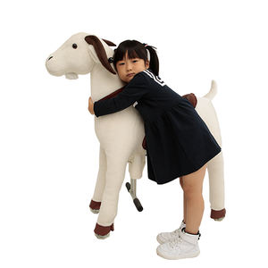 Schaf-Spielzeug Laufendes Spielzeugpferd auf Rädern Schaukelpferd - Product Image 5