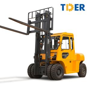 Carrelli elevatori contrappeso 5000 kg 5ton carrelli elevatori diesel con dual pneumatico anteriore