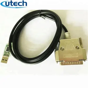 FTDI USB DB-25 Erkek Null Modem CNC DNC Kablosu 1.8 M Donanım Akış Kontrolü