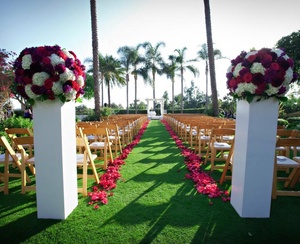 12 "x 12" x 36 "cao Trắng Acrylic trung tâm đứng cột trụ cột - Product Image 1