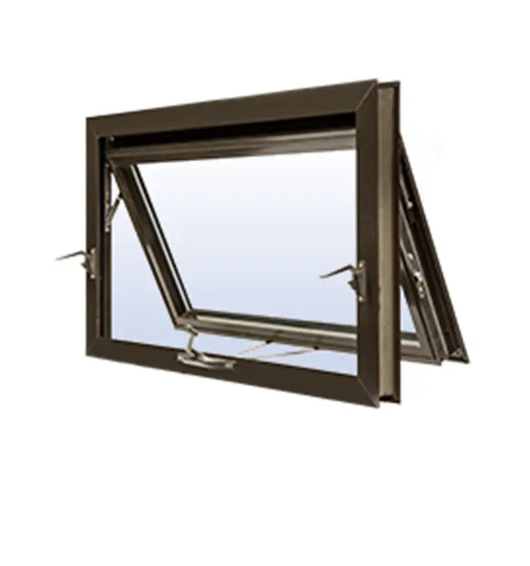 Fenêtre coulissante en alliage d'aluminium personnalisée, de conception simple, fenêtre coulissante/boîtier