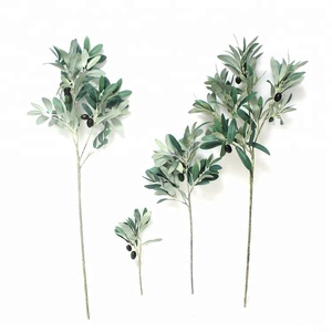 Branches d'<span class=keywords><strong>olivier</strong></span> artificielles avec olives Real Touch Faux feuilles d'<span class=keywords><strong>olivier</strong></span> pour pièce maîtresse <span class=keywords><strong>de</strong></span> vase - Product Image 1