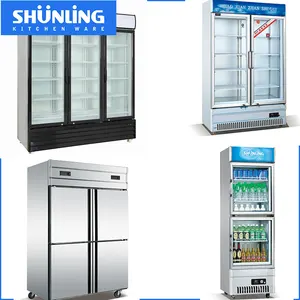 R134A Thương Mại Dọc Siêu Thị Bia Mát Hiển Thị Tủ Lạnh Showcase