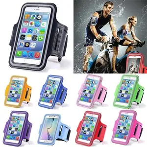 2021 4.7 inch Sport Gym Running Neoprene Arm band Arm Belt Phone Holder Cover Bag Case Armband for iPhone