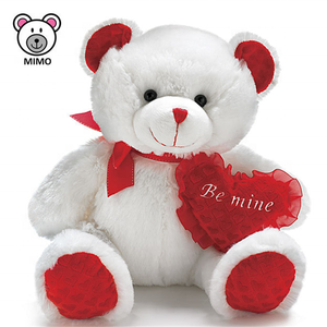 Thử Nghiệm ASTM Khá Màu Hồng Và Màu Trắng Sang Trọng Đồ Chơi Valentine Teddy Bear Với Trái Tim Thời Trang Dễ Thương Thú Nhồi Bông Mềm Valentine Sang Trọng đồ chơi - Product Image 3