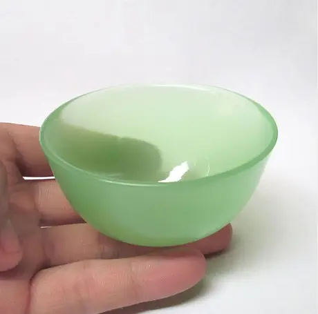 Classic jade green mini wine glass small solid color shot glass wholesale tea cup