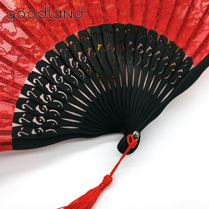 مراوح يد مكسيكية هندية من الدانتيل أوراق النخيل الصينية - Product Image 3