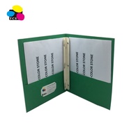Cartera de 2 bolsillos con sujetadores, carpeta de papel de renacuajo, A4, FC, legal, carta