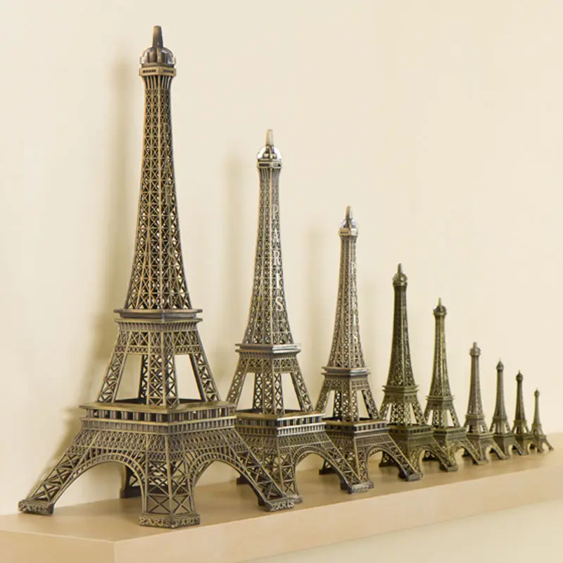 15cm heigh Living Room Creative Ornament Paris Mini Eiffel Tower Model Souvenir Gift