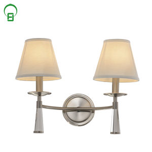 Venta al por mayor, precio de fábrica de muebles de sala de iluminación <span class=keywords><strong>2</strong></span> luces de tela de acrílico de la pared de la lámpara - Product Image 3