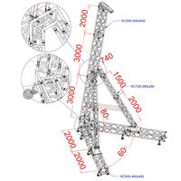 Torre de Altavoces Line Array Móvil con Soporte de Elevación